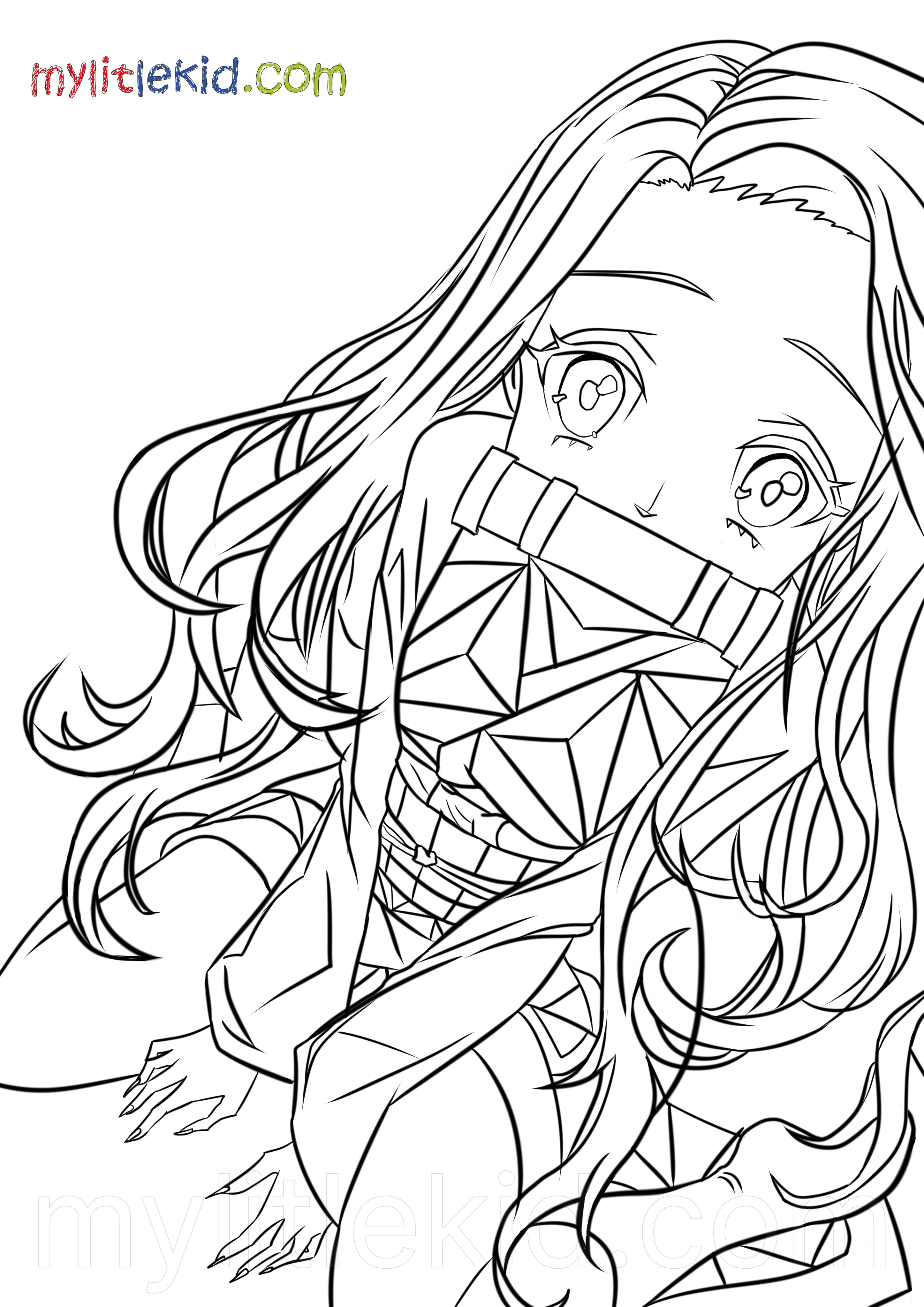 82 Nezuko Coloring Pages: Demon Slayer Fans' Favorites 72