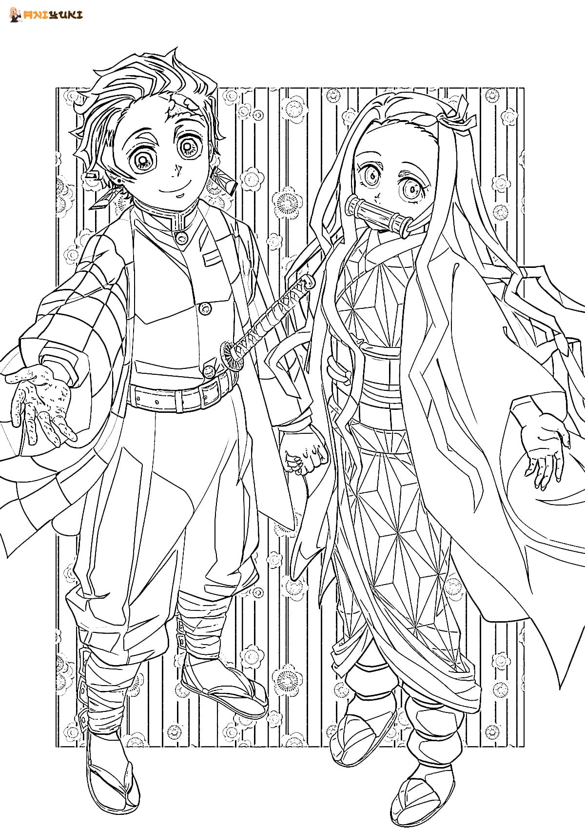 82 Nezuko Coloring Pages: Demon Slayer Fans' Favorites 78