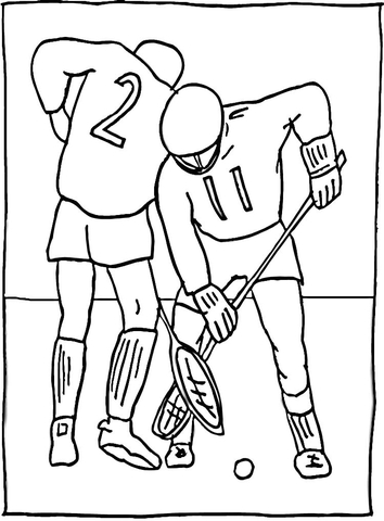 99+ Lacrosse Coloring Pages Printable 12