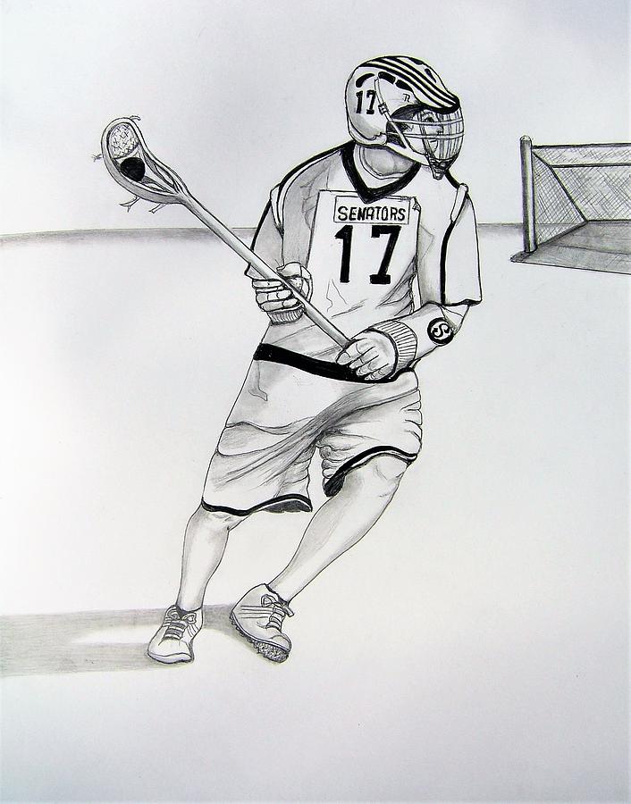 99+ Lacrosse Coloring Pages Printable 13