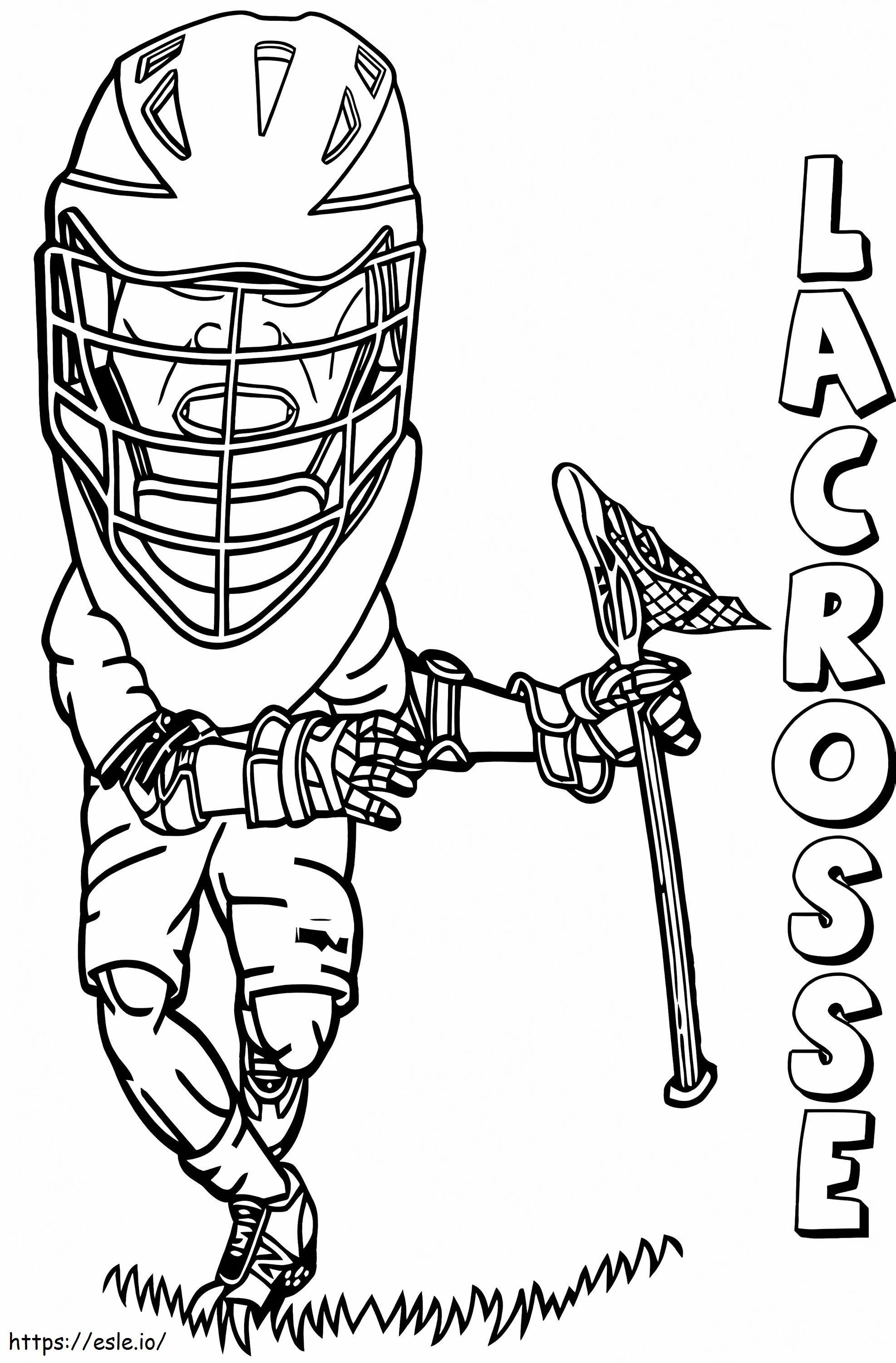 99+ Lacrosse Coloring Pages Printable 23