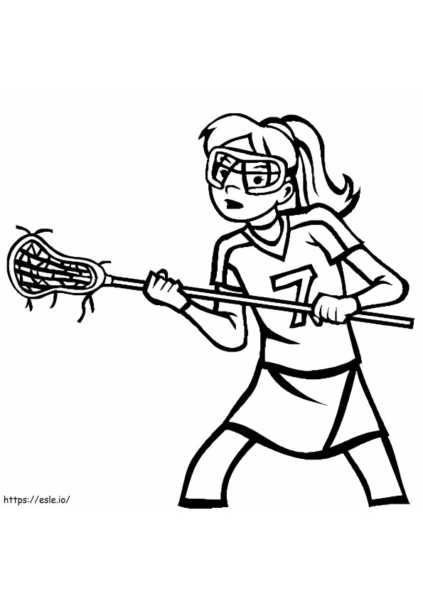 99+ Lacrosse Coloring Pages Printable 29