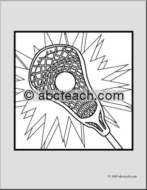 99+ Lacrosse Coloring Pages Printable 7