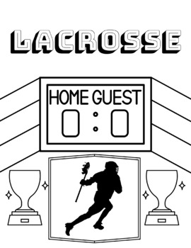 99+ Lacrosse Coloring Pages Printable 95