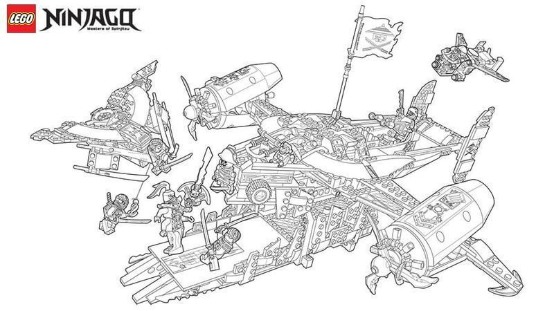 100 Lego Ninjago Coloring Pages Printable 10