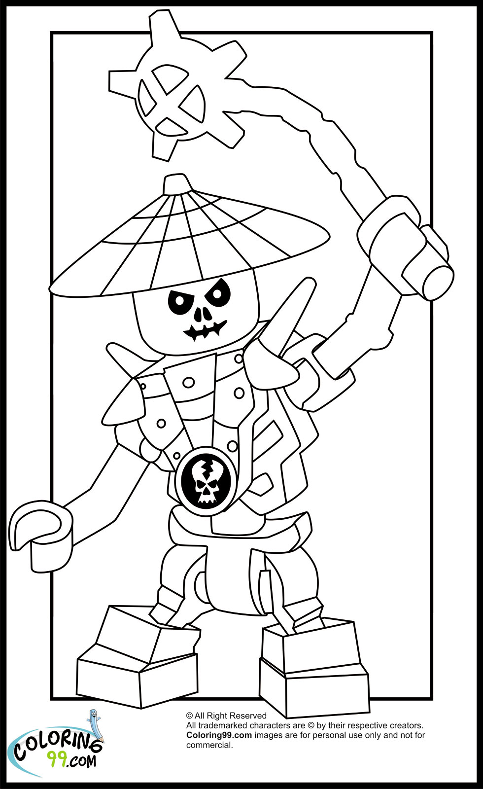 100 Lego Ninjago Coloring Pages Printable 2