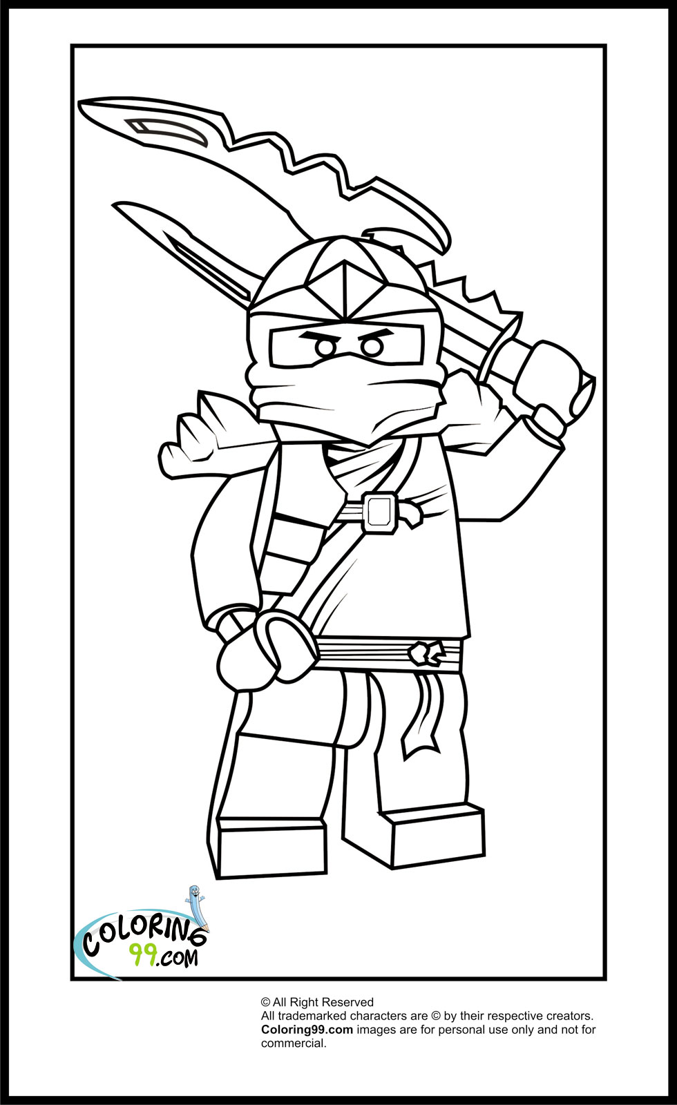 100 Lego Ninjago Coloring Pages Printable 27