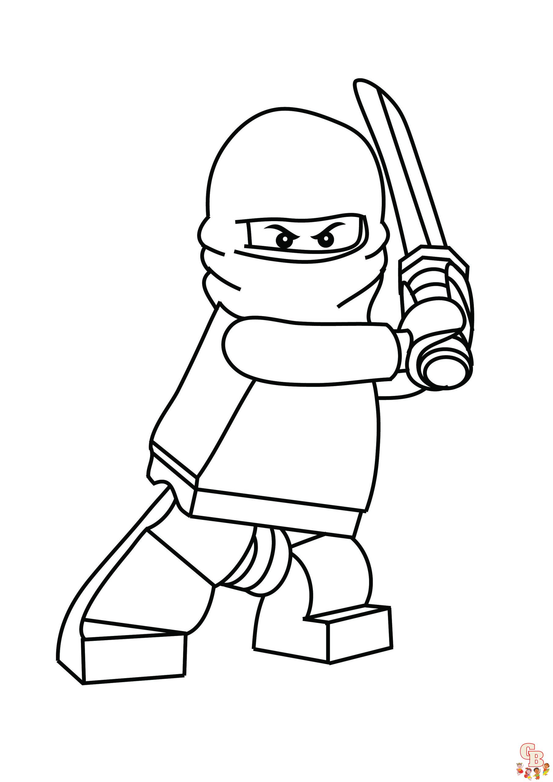 100 Lego Ninjago Coloring Pages Printable 35