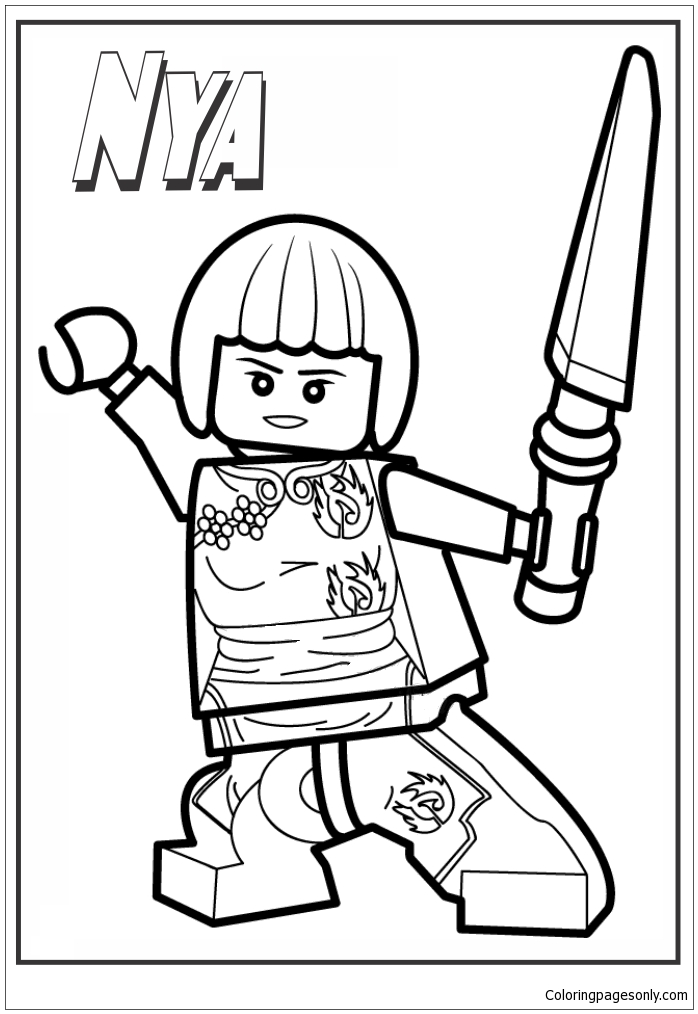 100 Lego Ninjago Coloring Pages Printable 36