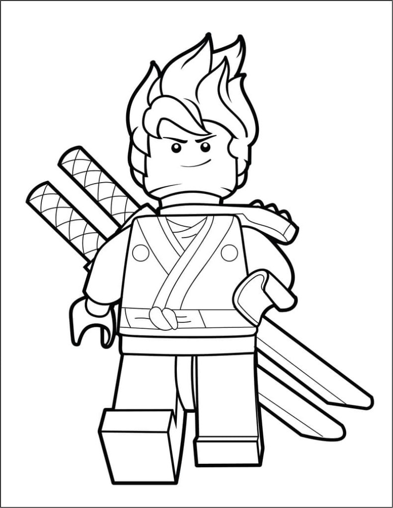 100 Lego Ninjago Coloring Pages Printable 4