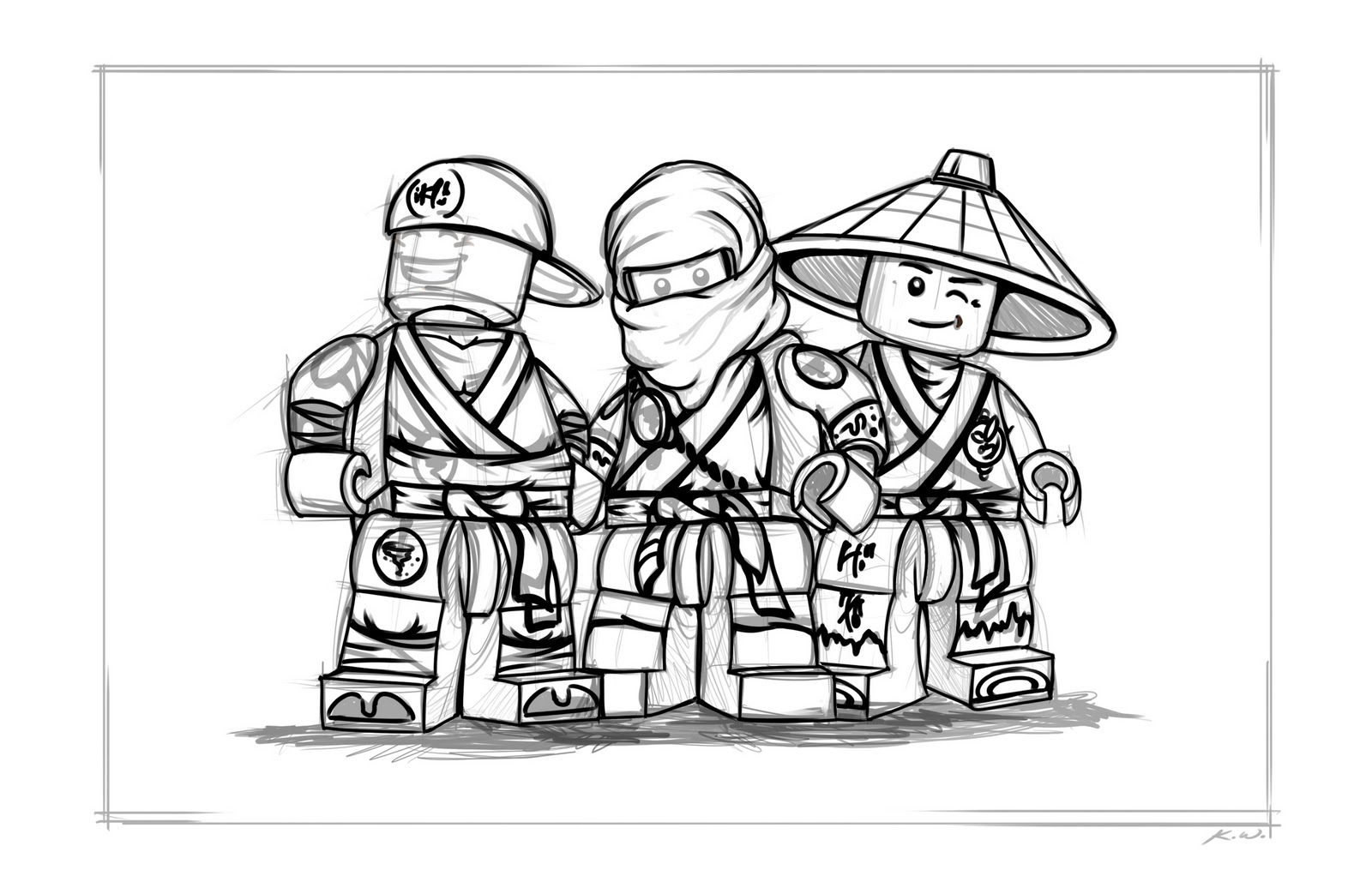 100 Lego Ninjago Coloring Pages Printable 40