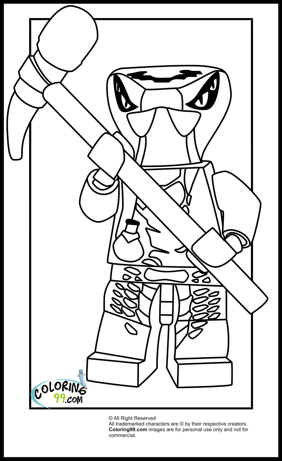 100 Lego Ninjago Coloring Pages Printable 41