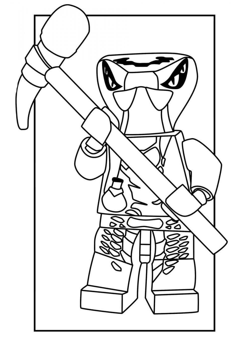 100 Lego Ninjago Coloring Pages Printable 46