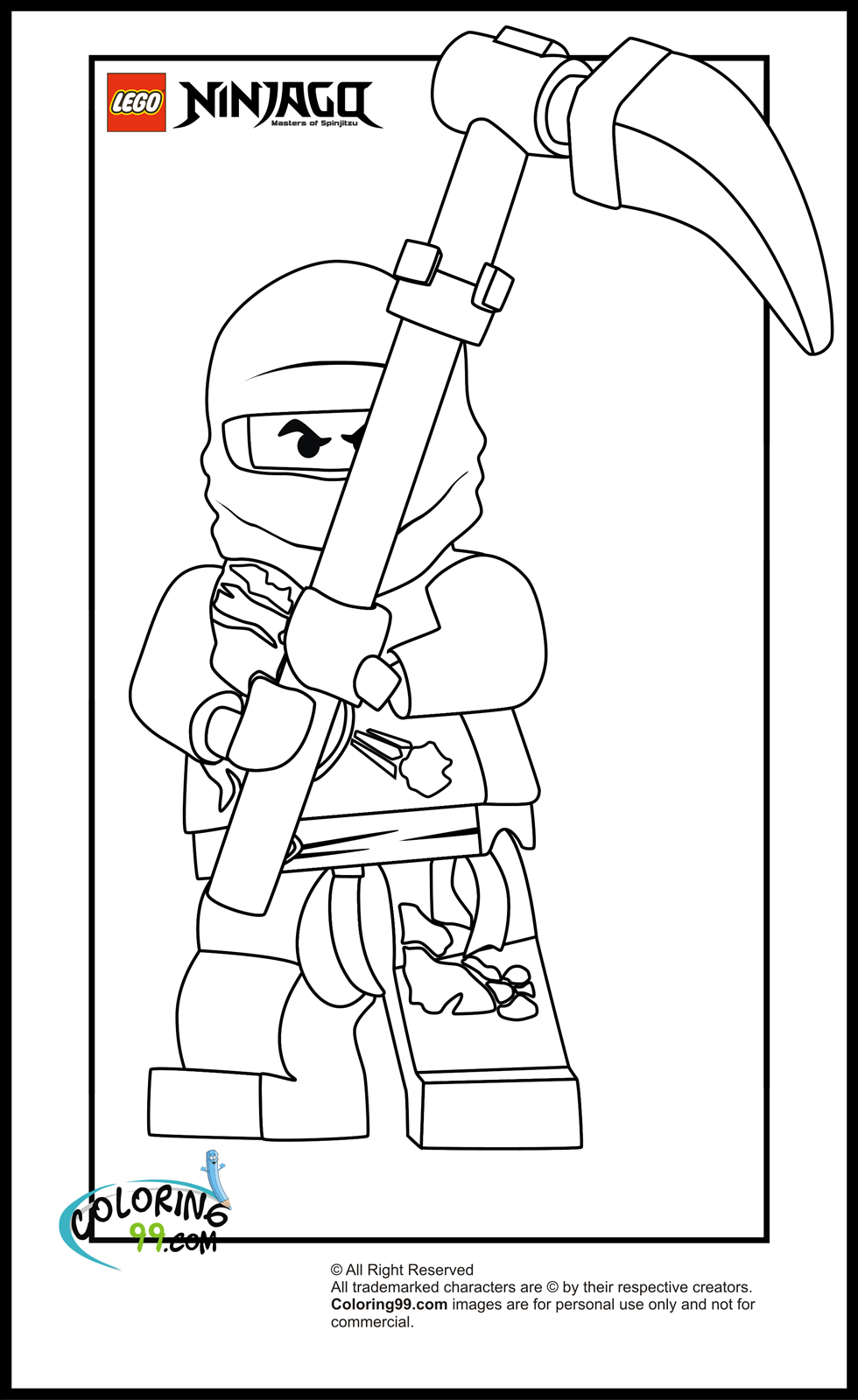 100 Lego Ninjago Coloring Pages Printable 56