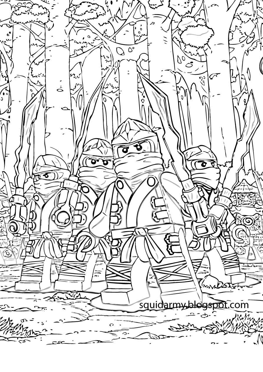 100 Lego Ninjago Coloring Pages Printable 63