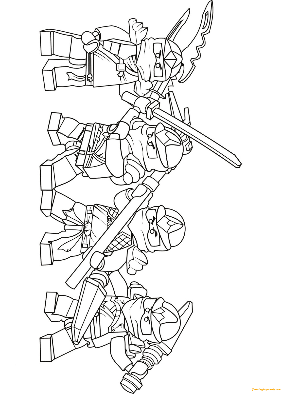 100 Lego Ninjago Coloring Pages Printable 65