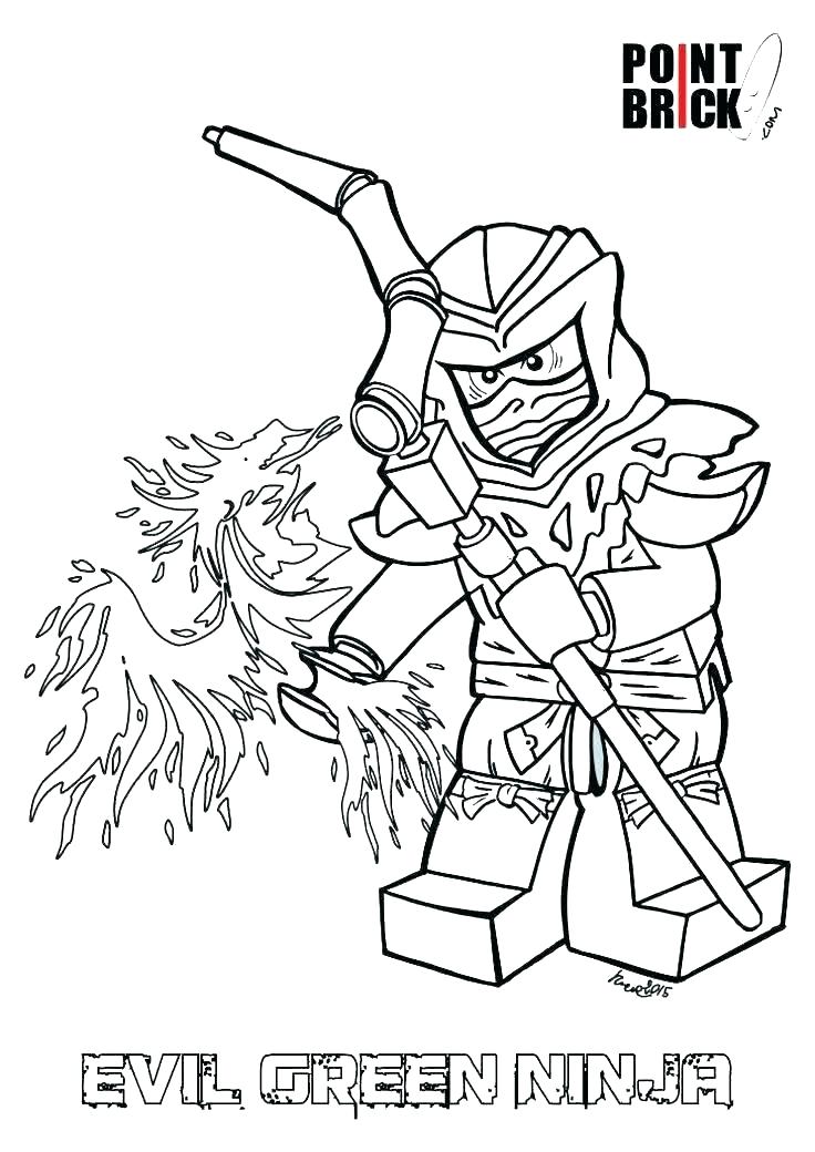 100 Lego Ninjago Coloring Pages Printable 91