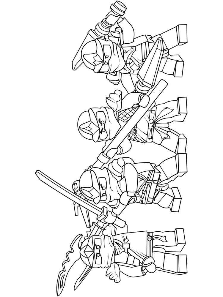 100 Lego Ninjago Coloring Pages Printable 98