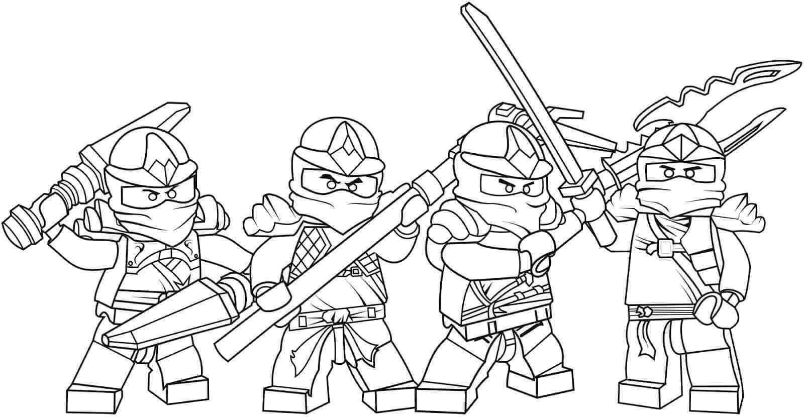 100 Lego Ninjago Coloring Pages Printable 99