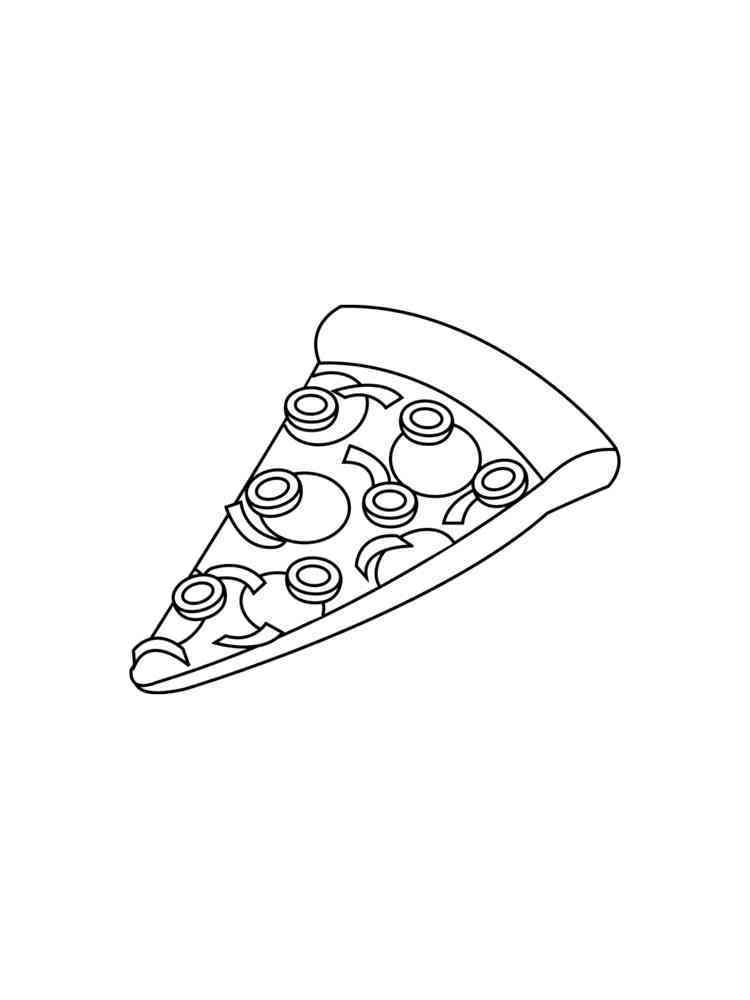 100+ Pizza Coloring Pages Printable 17