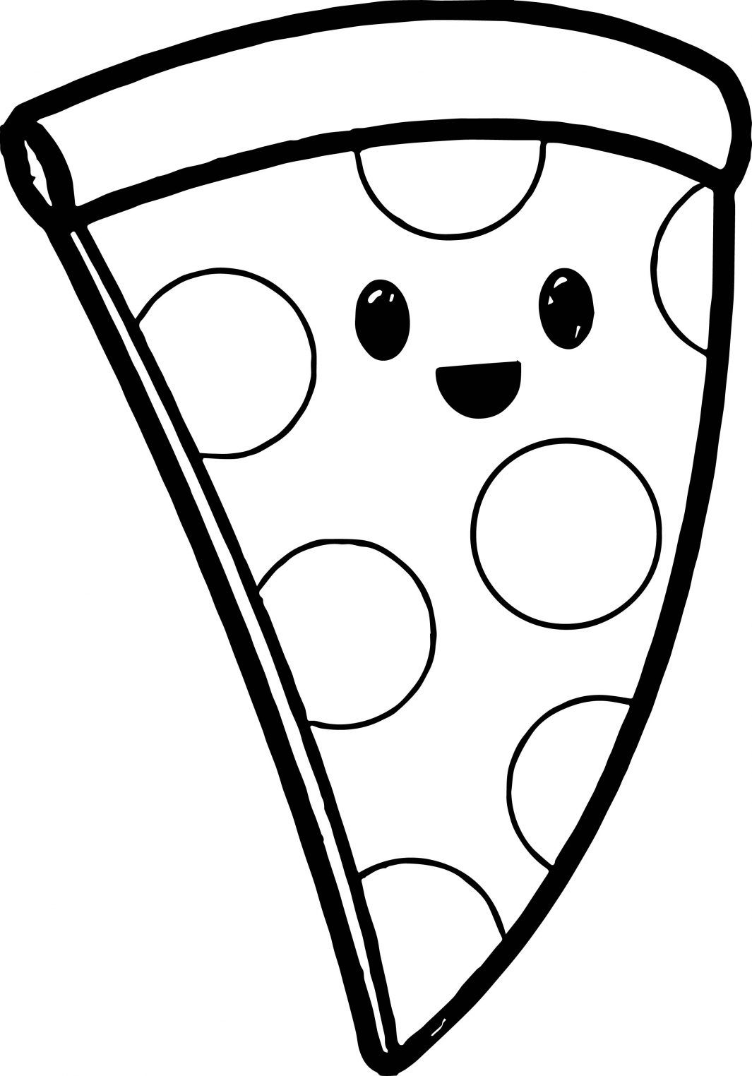 100+ Pizza Coloring Pages Printable 20