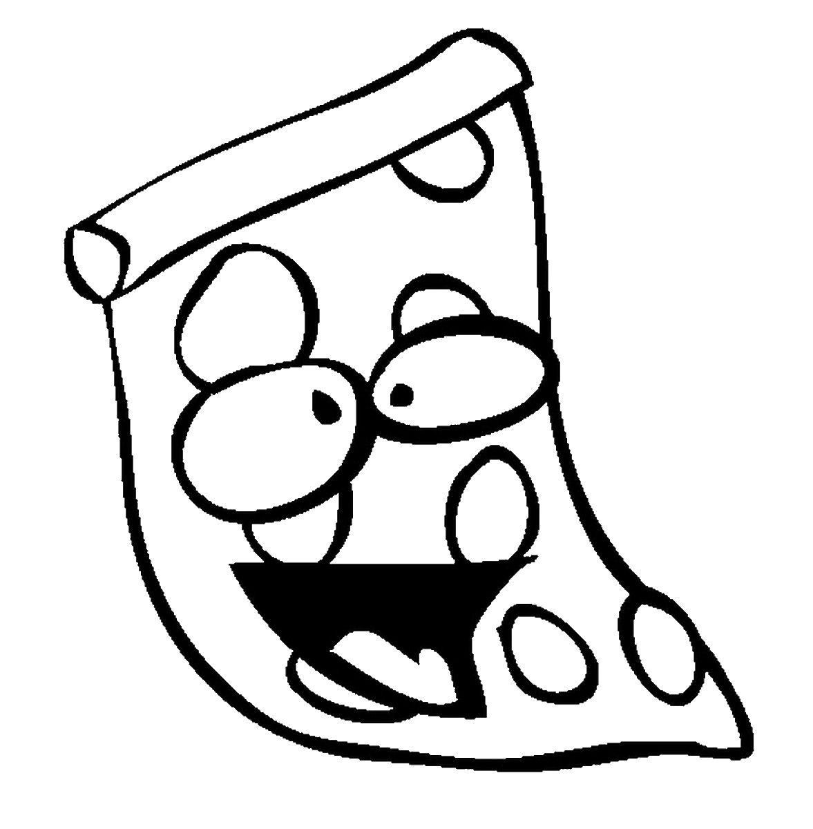 100+ Pizza Coloring Pages Printable 26