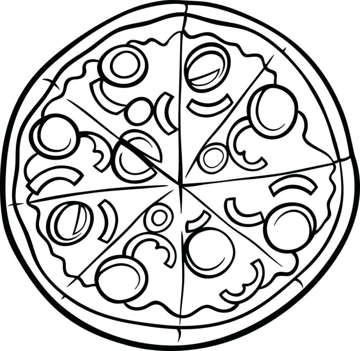 100+ Pizza Coloring Pages Printable 45