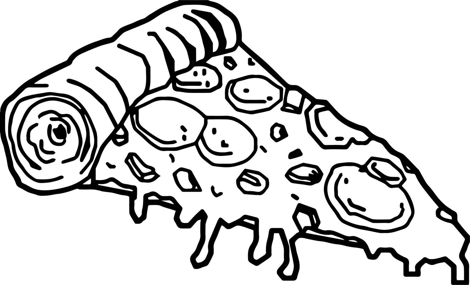 100+ Pizza Coloring Pages Printable 66