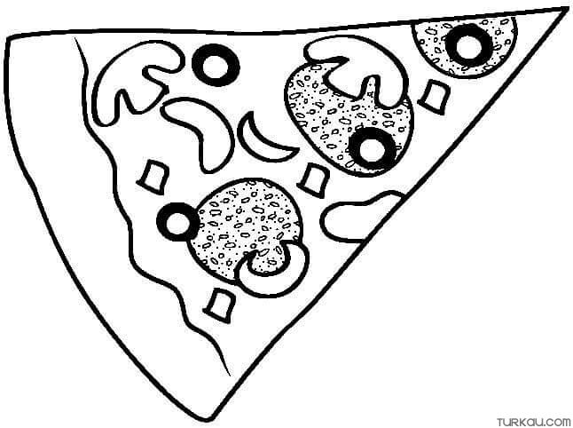 100+ Pizza Coloring Pages Printable 68