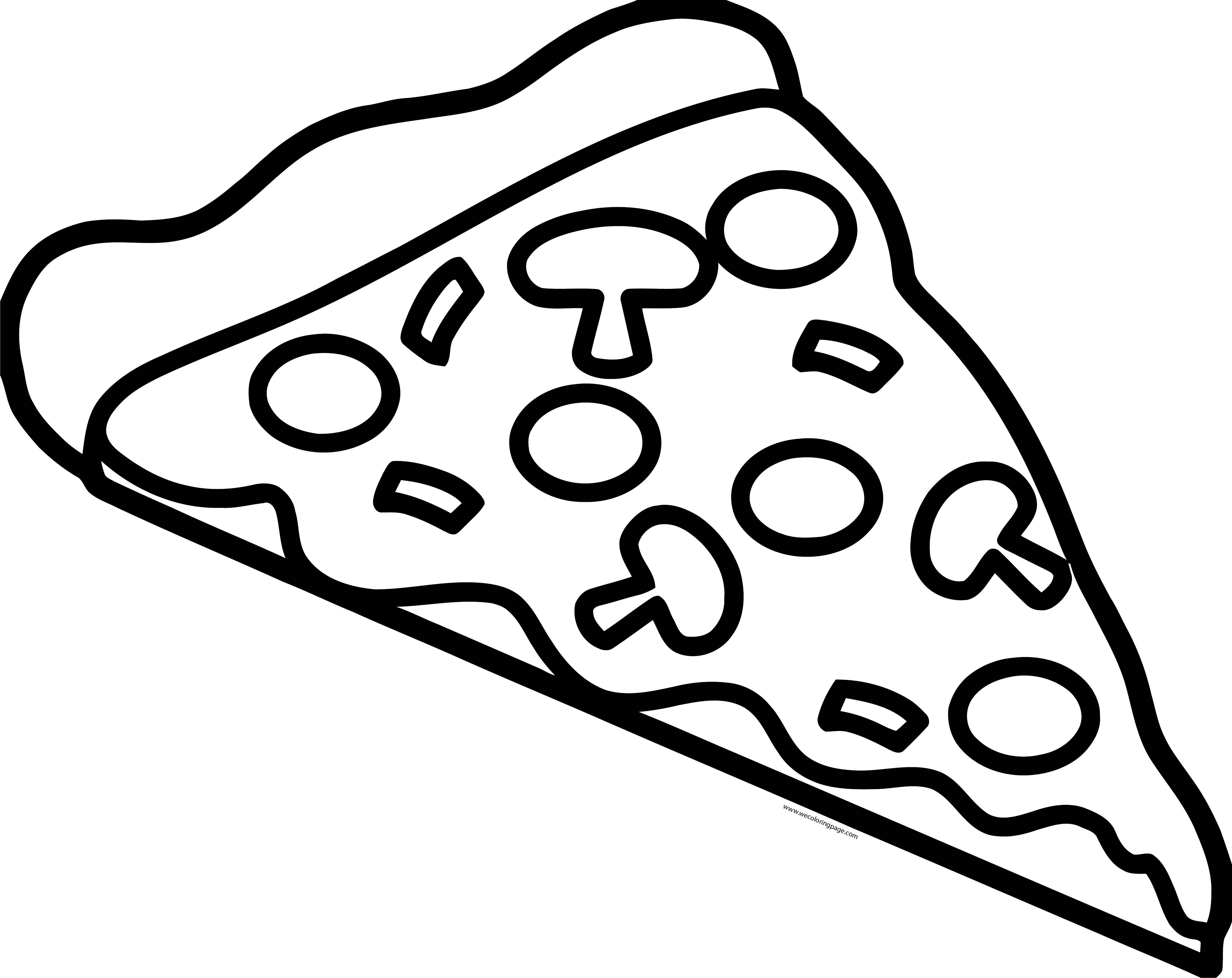 100+ Pizza Coloring Pages Printable 72