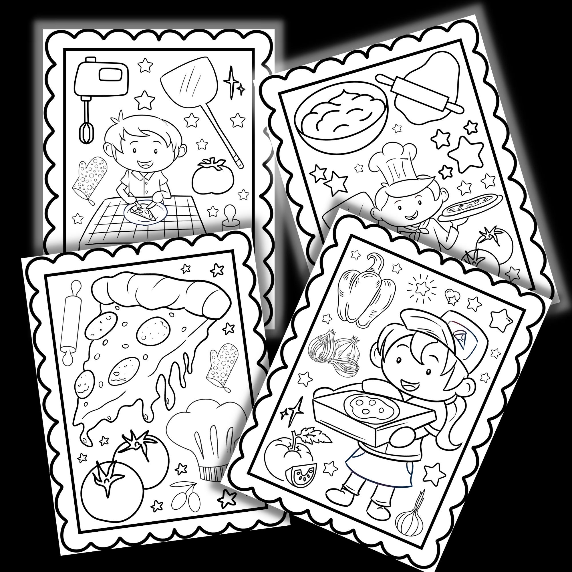 100+ Pizza Coloring Pages Printable 85