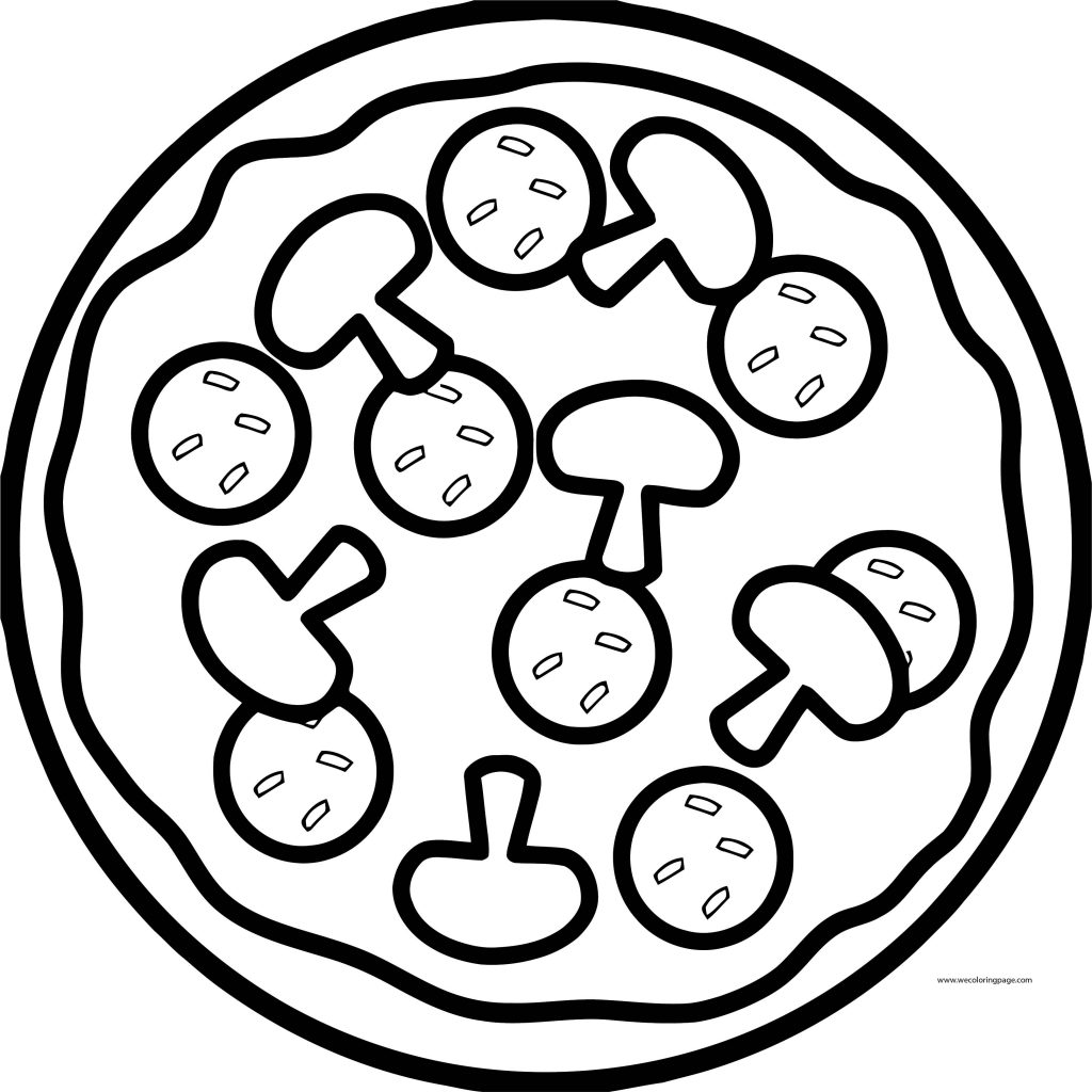 100+ Pizza Coloring Pages Printable 89