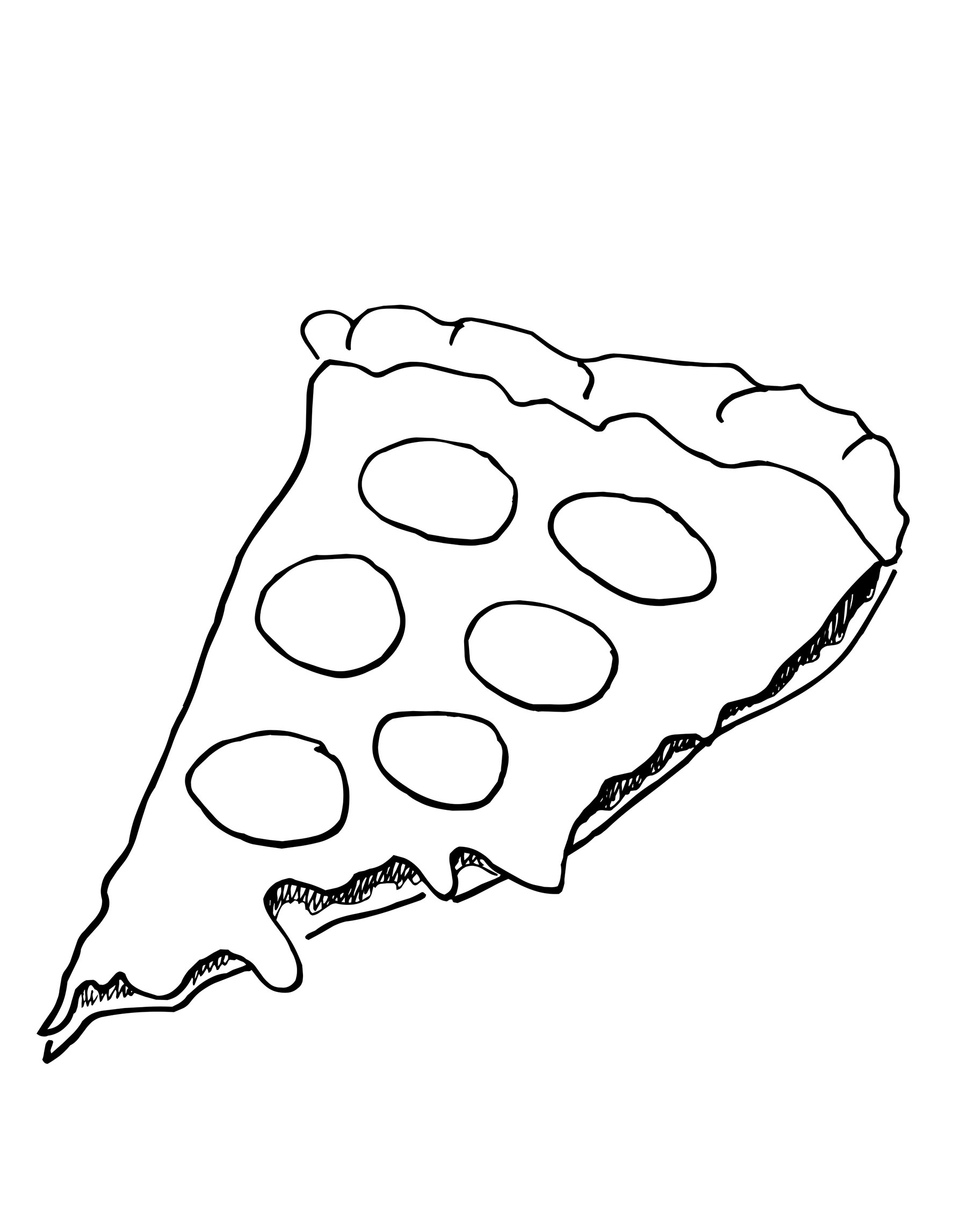 100+ Pizza Coloring Pages Printable 94