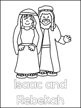 104 Isaac and Rebekah Coloring Pages Printable 14