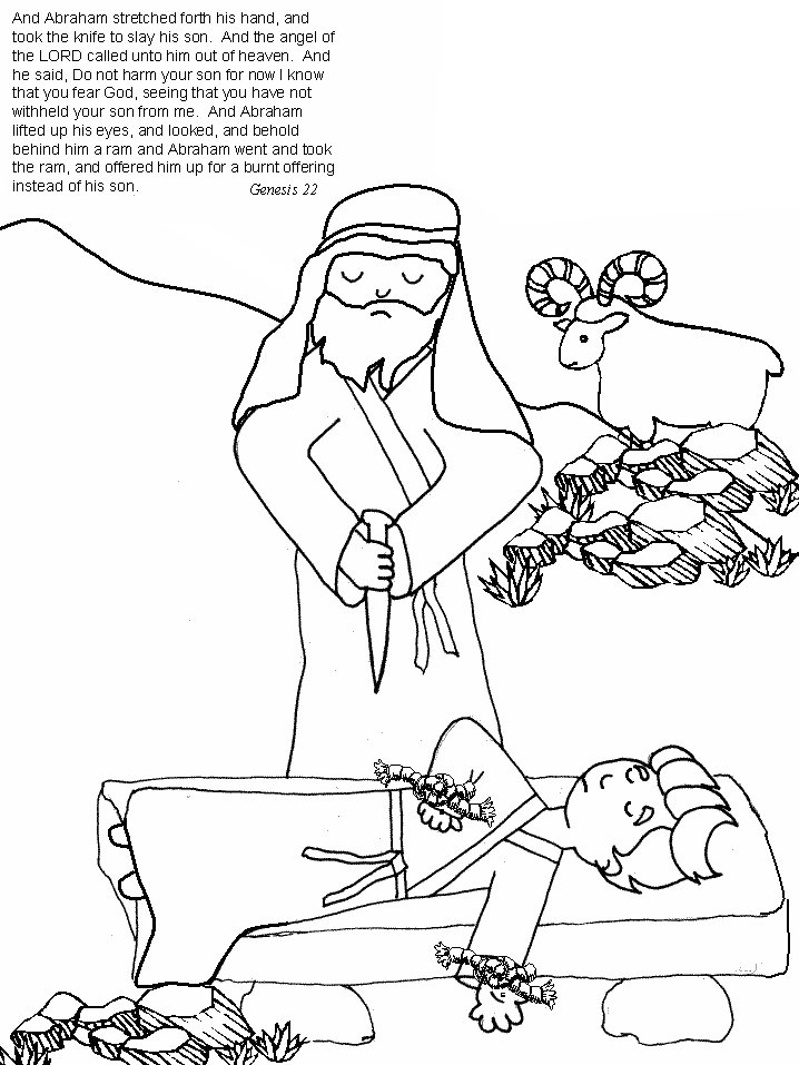 104 Isaac and Rebekah Coloring Pages Printable 20