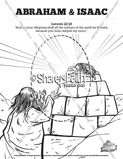 104 Isaac and Rebekah Coloring Pages Printable 21