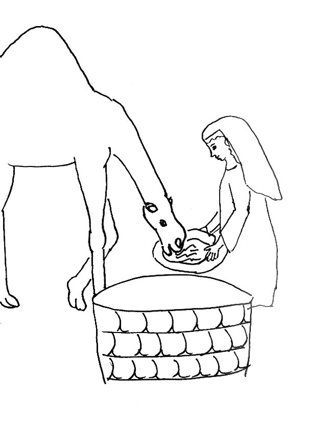 104 Isaac and Rebekah Coloring Pages Printable 48