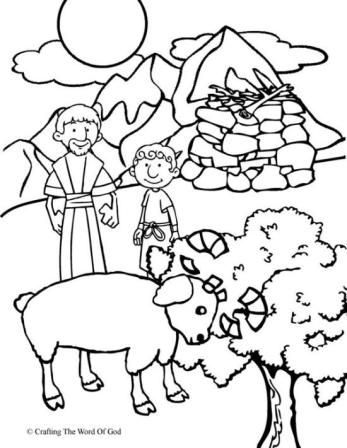 104 Isaac and Rebekah Coloring Pages Printable 53