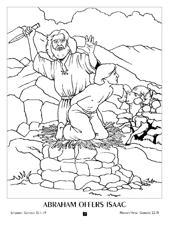 104 Isaac and Rebekah Coloring Pages Printable 68