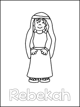 104 Isaac and Rebekah Coloring Pages Printable 74