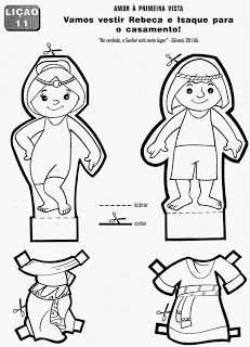 104 Isaac and Rebekah Coloring Pages Printable 8