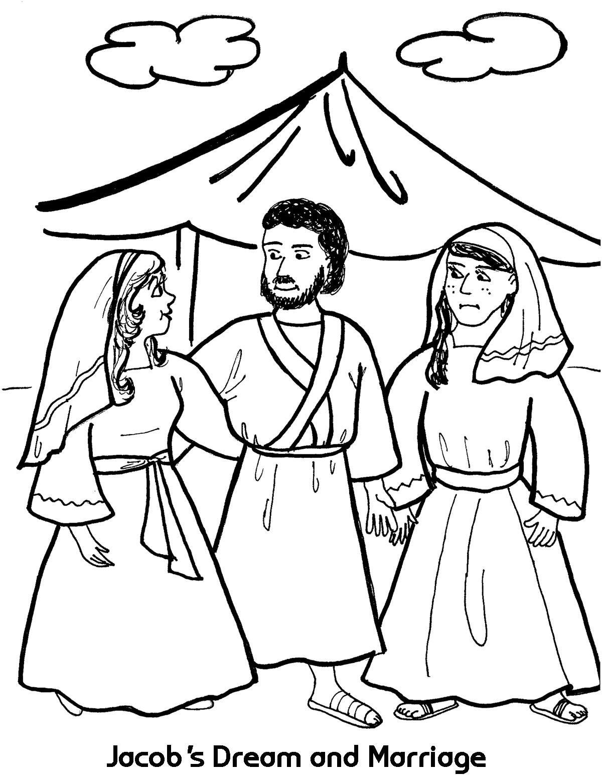 104 Isaac and Rebekah Coloring Pages Printable 84