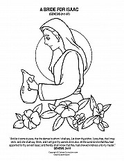 104 Isaac and Rebekah Coloring Pages Printable 85