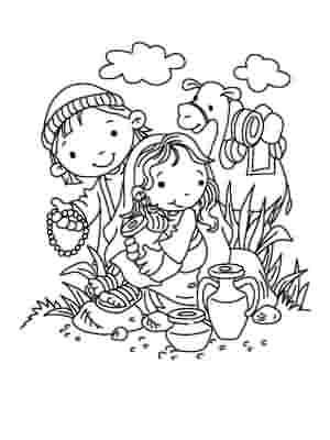 104 Isaac and Rebekah Coloring Pages Printable 87