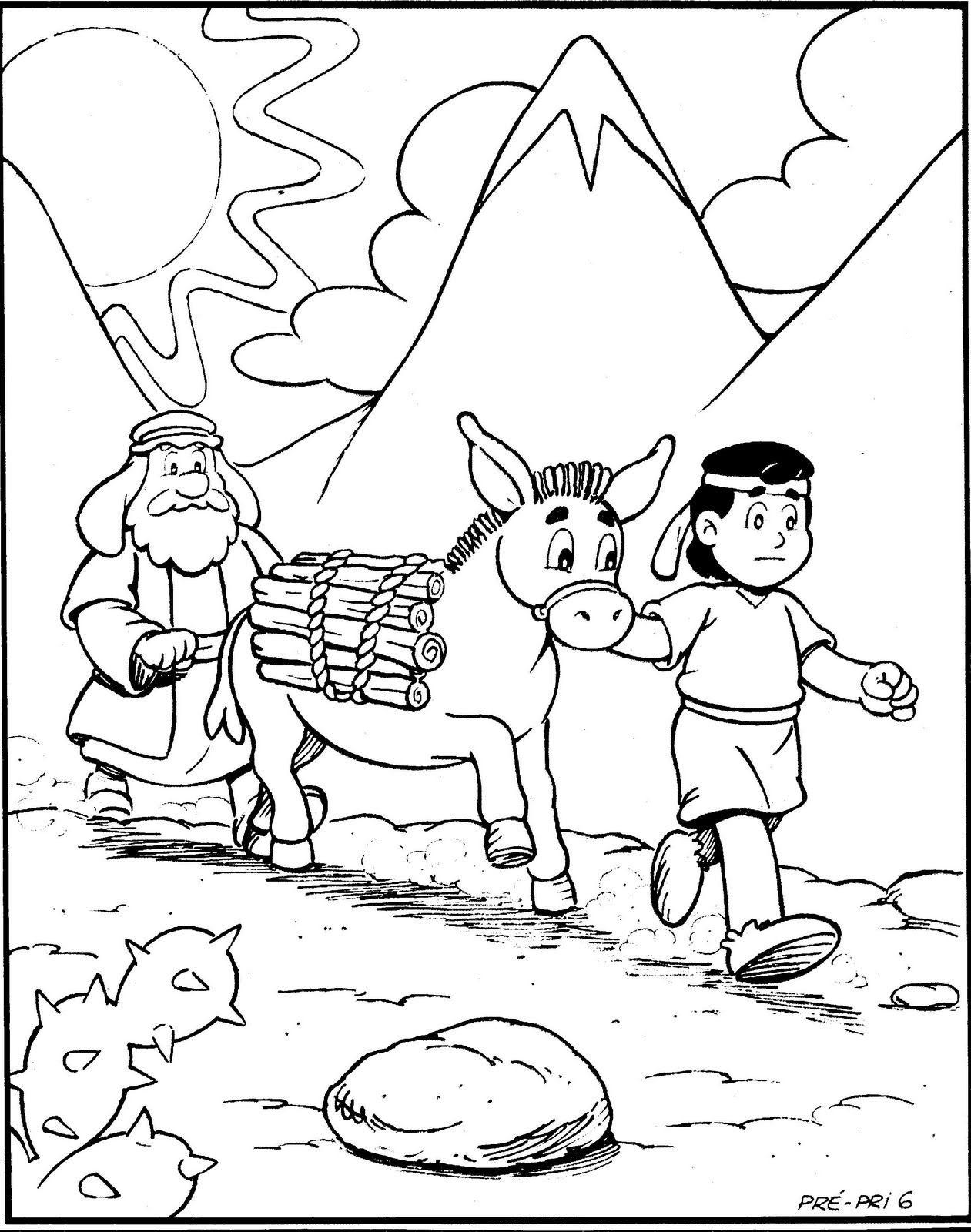 104 Isaac and Rebekah Coloring Pages Printable 99