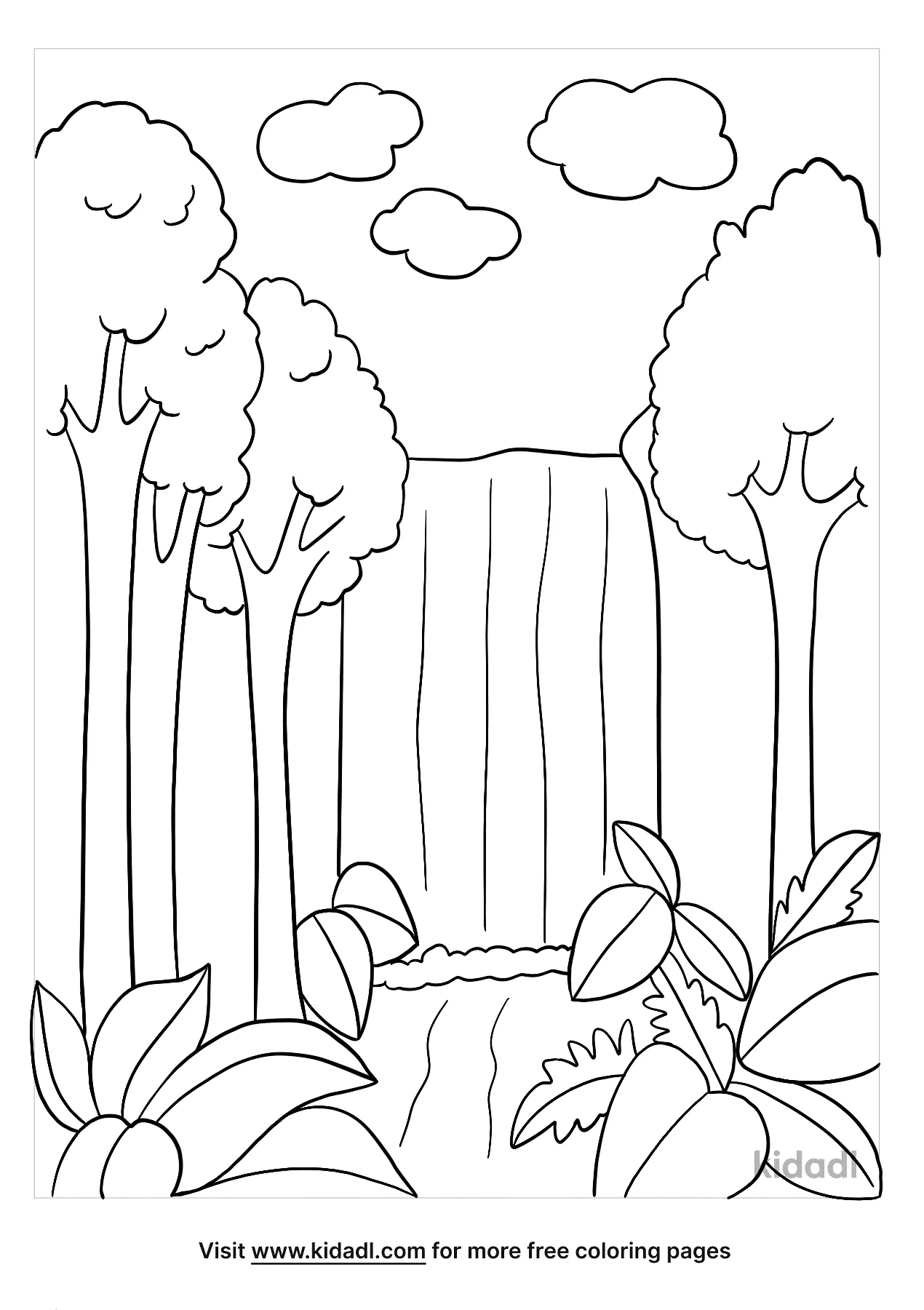 106 Forest Coloring Pages Printable 22