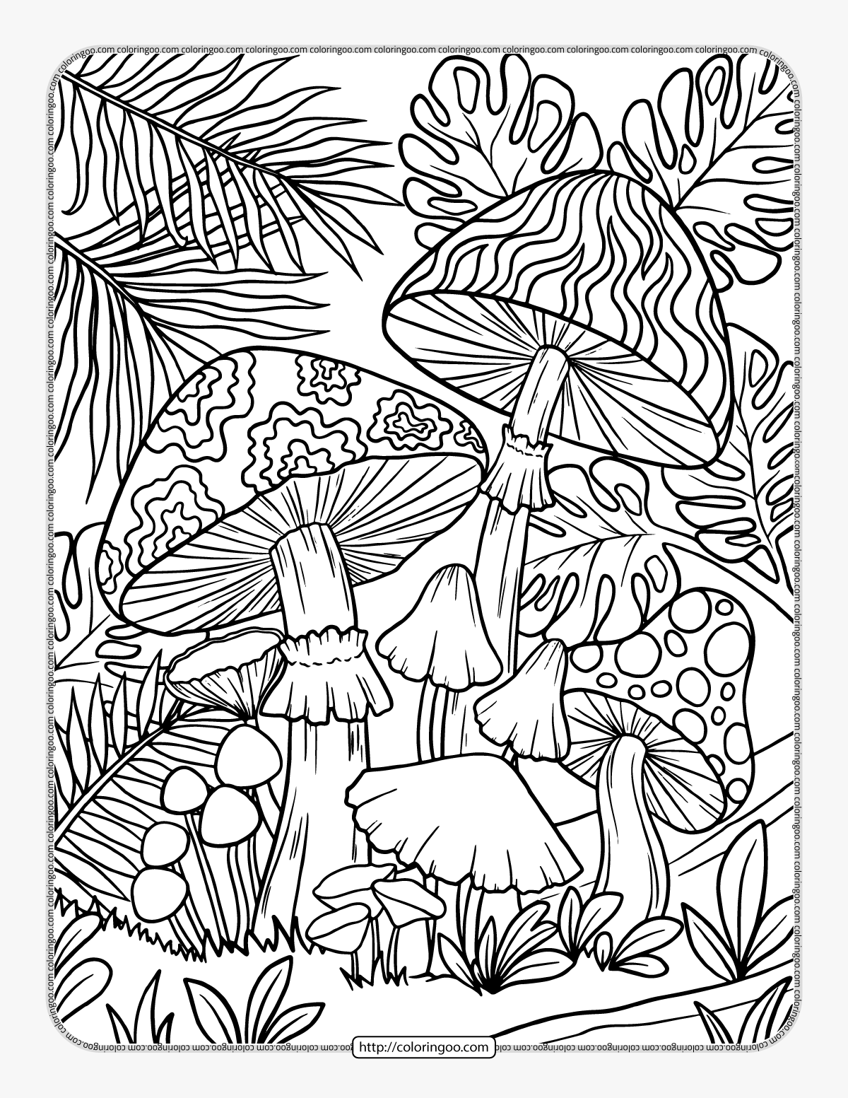 106 Forest Coloring Pages Printable 26