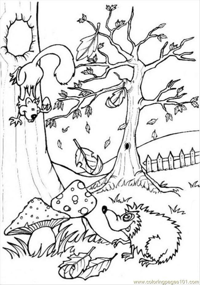 106 Forest Coloring Pages Printable 30