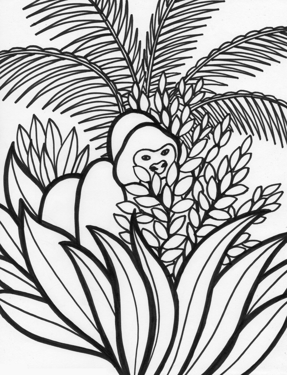 106 Forest Coloring Pages Printable 37