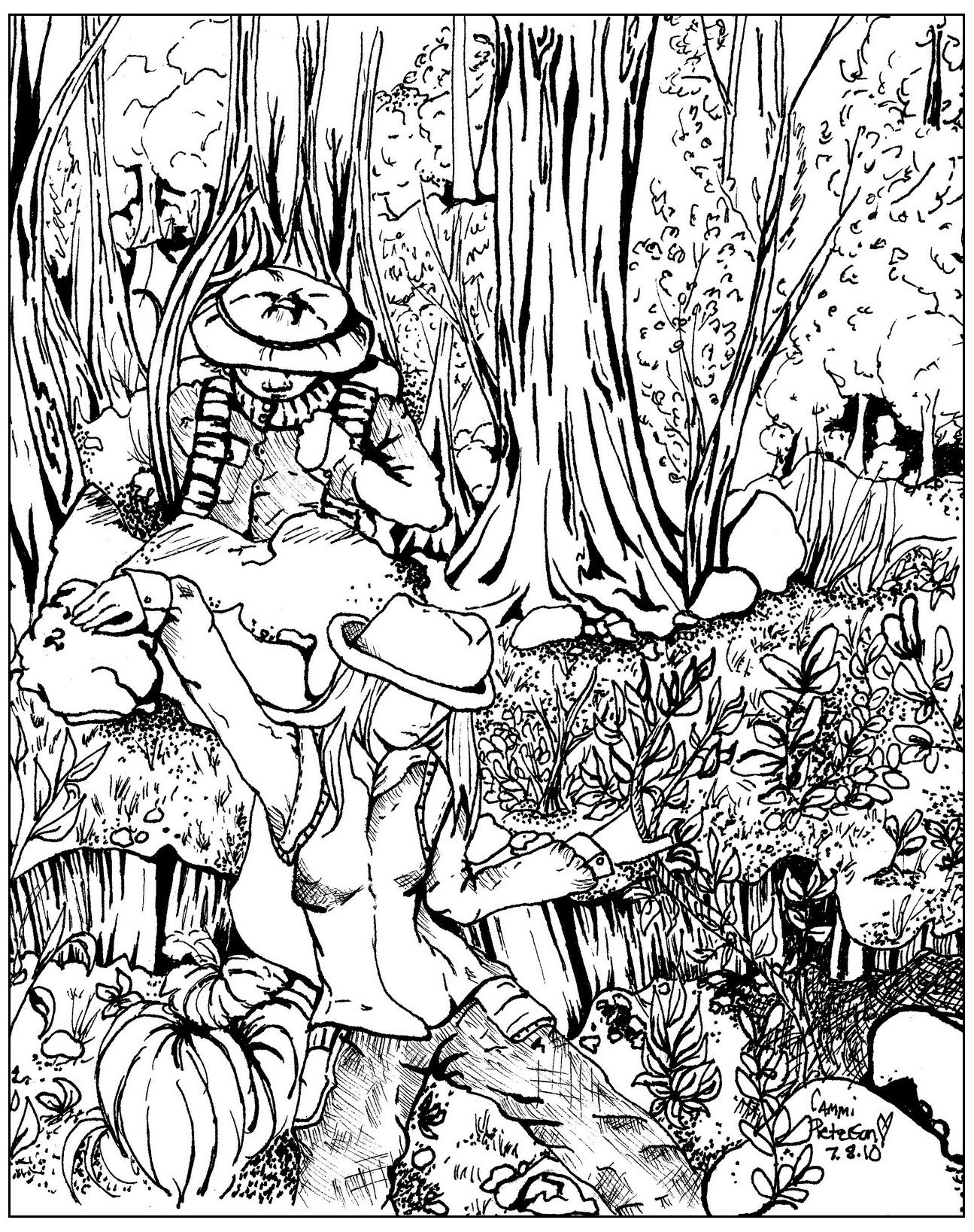 106 Forest Coloring Pages Printable 49